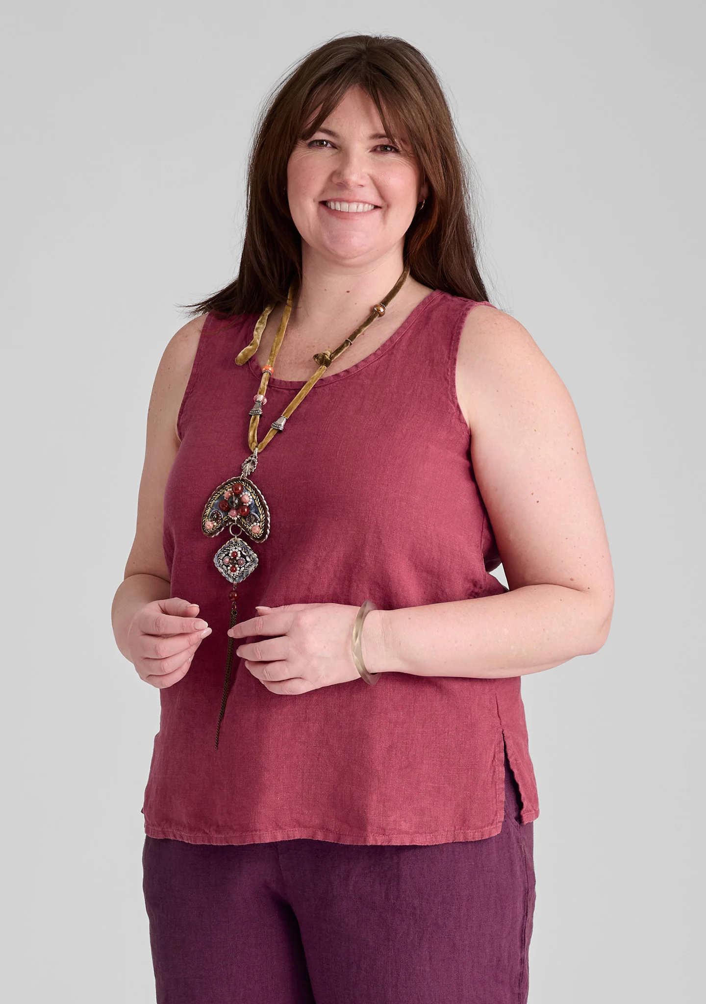 Linen Tank Tops For Women